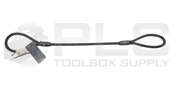 NEW AAA WIRE ROPE & SPLICING 3/8 WIRE ROPE, 2ft