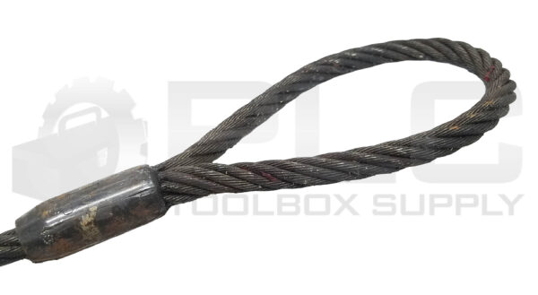 NEW AAA WIRE ROPE & SPLICING 3/8 WIRE ROPE, 2ft - Image 2