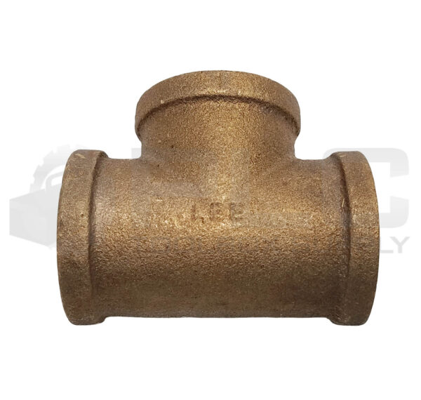 NEW LEE 1" TEE BRASS, 1" x 1" x 1" NPT FEMALE