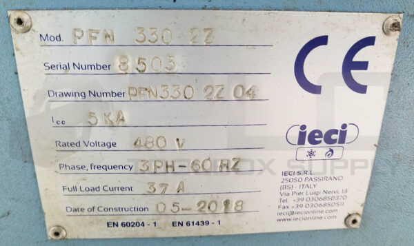 IECI PFN 330 2Z OIL TEMPERATURE CONTROL UNIT - Image 6