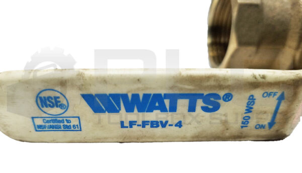 WATTS LF-FBV-4 BRASS BALL VALVE 1" 600WOG - Image 4