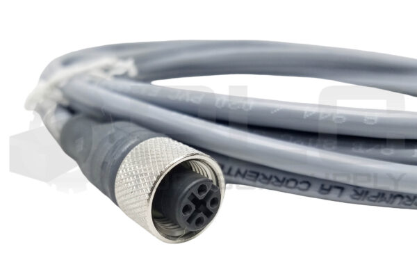 LOT OF 2 NEW TELEMECANIQUE XZCPV1141L5 CORDSET STRAIGHT FEMALE CONNECTOR 4PIN - Image 2