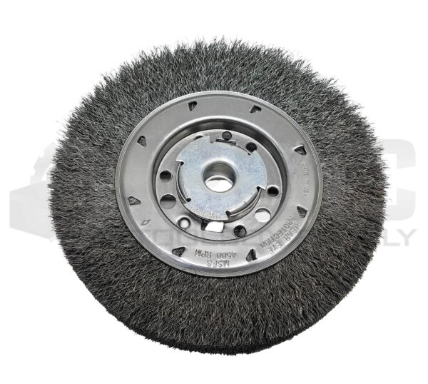 NEW OSBORN 22080 8" WIRE WHEEL .0104 X 1-1/4" WIDE X 2" AH - Image 2