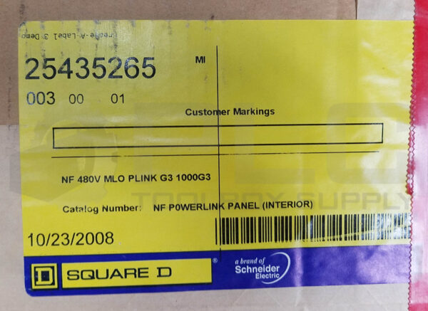 NEW SQUARE D NF454L2CCL INTERIOR PANELBOARD 54 POLE SPACE 250A 3PH - Image 8