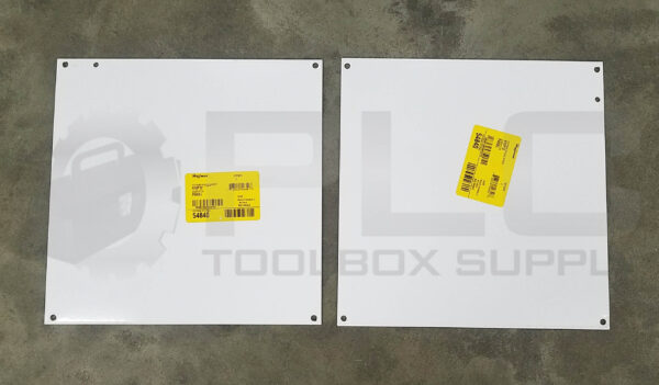 LOT OF 2 NEW HOFFMAN A12P12 INTERIOR BACK PANEL, 10-7/8 x 10-3/4in