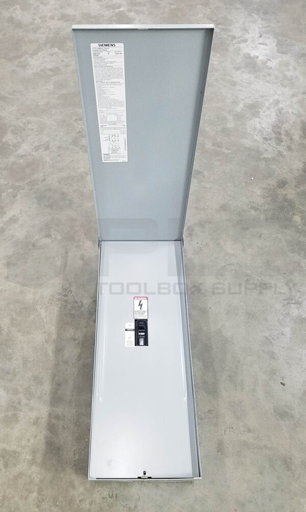SIEMENS WB3225 /B TYPE 3R CIRCUIT BREAKER ENCLOSURE w/ QJ22B150 150AMP 2P - Image 2