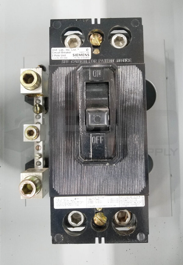 SIEMENS WB3225 /B TYPE 3R CIRCUIT BREAKER ENCLOSURE w/ QJ22B150 150AMP 2P - Image 3