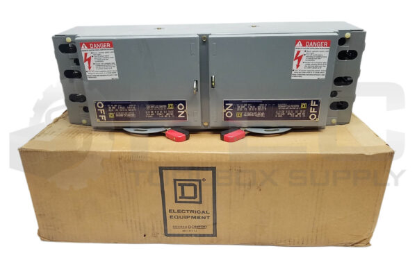 NEW SQUARE D QMB363T /D2 FUSIBLE PANELBOARD SWITCH 100AMP 3P 600VAC