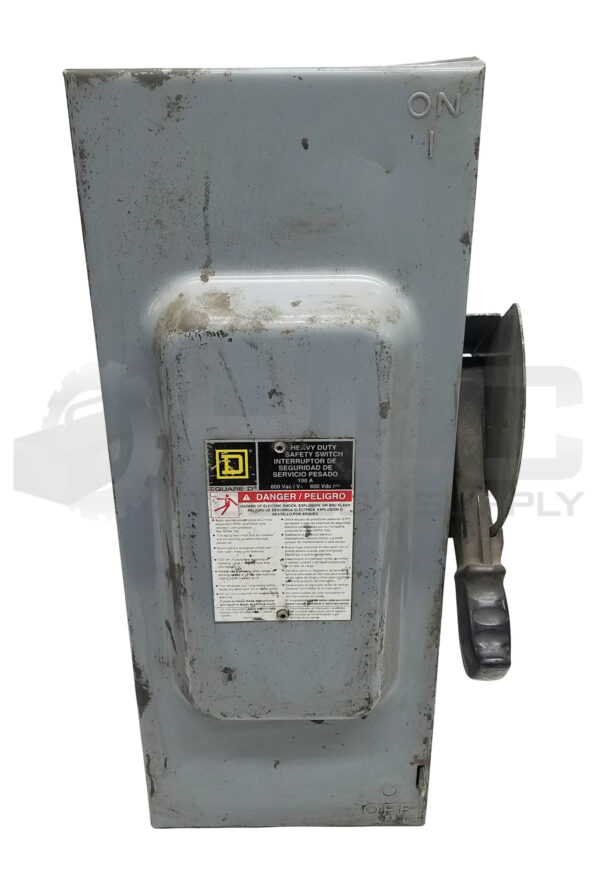 SQUARE D H363 /F05 SAFETY SWITCH 100AMP 600V TYPE 1