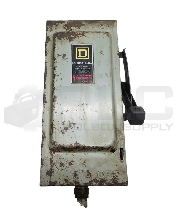 SQUARE D HU361 /E2 SAFETY SWITCH 30AMP 600V TYPE 1