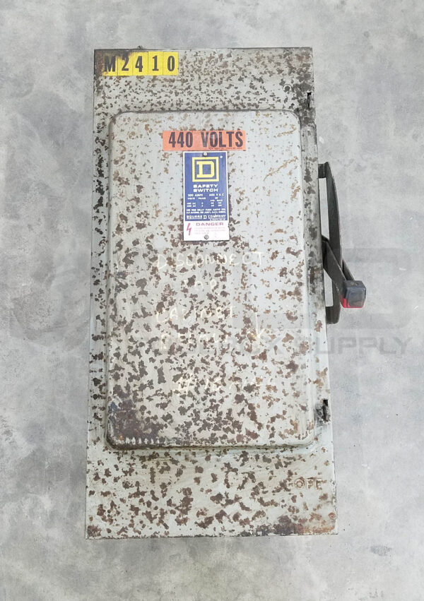 SQUARE D H-364 /E1 SAFETY SWITCH 200AMP 600V TYPE 1, H364