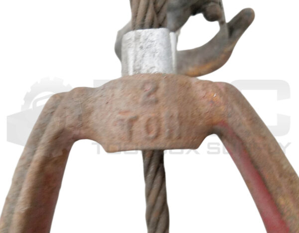 WYETH SCOTT INDUSTRIAL HAND RATCHET PULLER 2 TON COME ALONG - Image 6