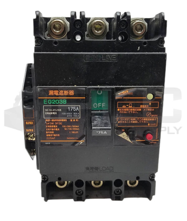 FUJI ELECTRIC EG203B CIRCUIT BREAKER 175A 3P