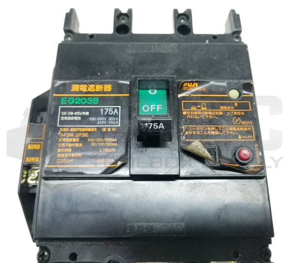 FUJI ELECTRIC EG203B CIRCUIT BREAKER 175A 3P - Image 4