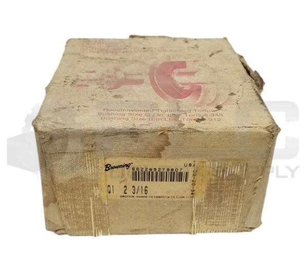 SEALED NEW BROWNING Q1 2 3/16 SPLIT TAPER BUSHING 2-3/16" BORE, Q1-2-3/16