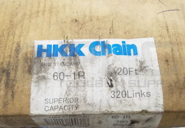 SEALED NEW HKK CHAIN 60-1R ROLLER CHAIN 20ft 320LINKS - Image 2