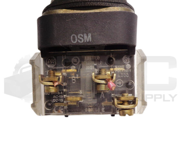 ALLEN BRADLEY 800T-FXQ10 A1 /T PUSH BUTTON RED 120V W/ 800T-XAI /E CONTACT BLOCK - Image 4
