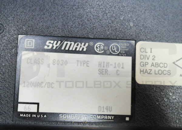 LOT OF 2 SQUARE D 8030 HIM-101 /C INPUT MODULE 120V AC/DC *READ* - Image 4