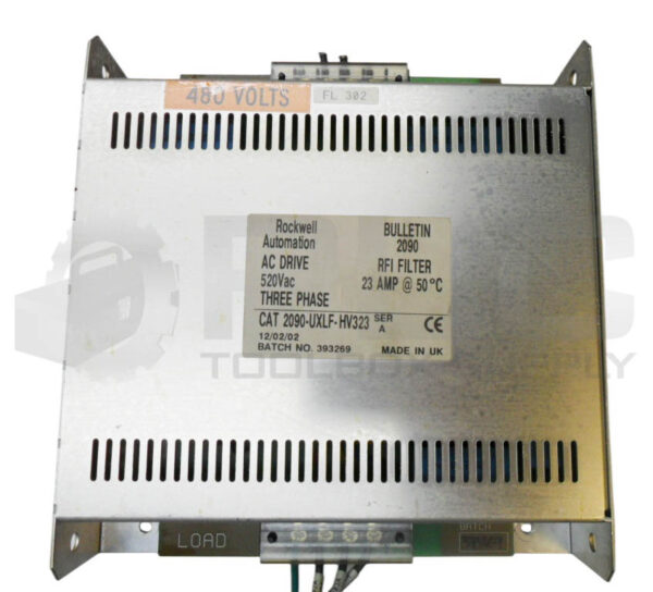 ROCKWELL AUTOMATION 2090-UXLF-HV323 AC DRIVE 520VAC 23A 3PH - Image 2