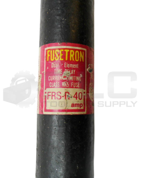 LOT OF 6 BUSSMANN FRS-R-40 DUAL ELEMENT FUSE 40A 600VAC - PLC Toolbox ...