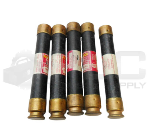 LOT OF 5 BUSSMANN FRS-R-5 DUAL ELEMENT FUSE 5A 600VAC