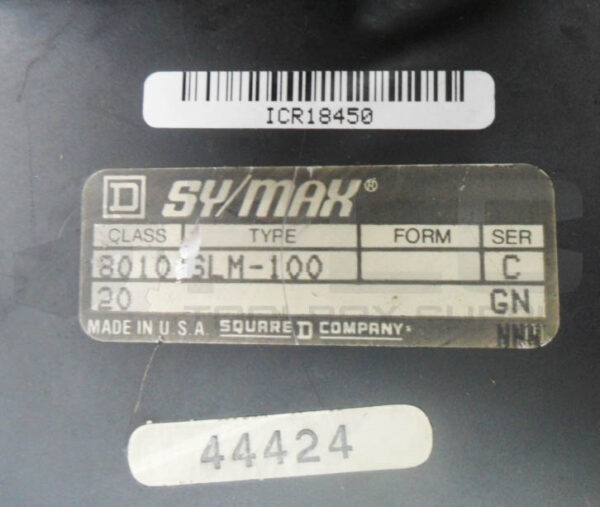 SQUARE D 8010 SLM-100 /C LOADER/MONITOR - Image 5