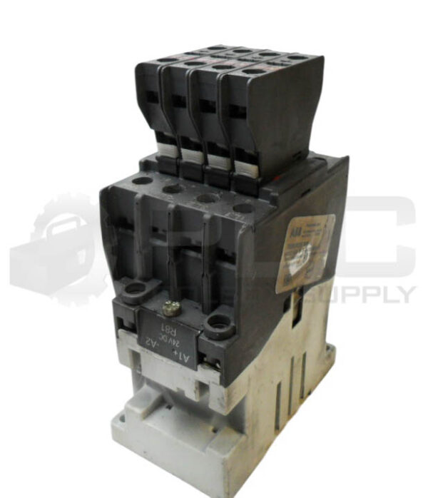 ABB AL26-30-10-24 CONTACTOR W/ CA5-01 AUXILIARY CONTACT W/ (3) CA5-10 W/ R81 - Image 3