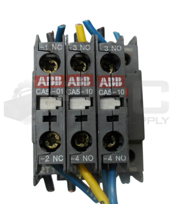 ABB AL26-30-10-24 CONTACTOR W/ CA5-01 W/ (2) CA5-10 W/ R81 AL26 *READ* - Image 5
