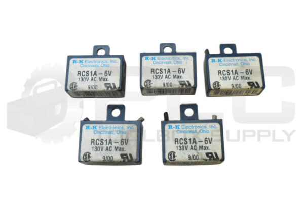 LOT OF 5 R-K ELECTRONICS RCS1A-6V TRANSIENT VOLTAGE FILTER 130VAC