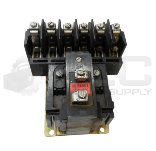 ALLEN BRADLEY 700-BR-600 CONTROL RELAY 600V 10A W/ 76A01 COIL 110-120V 50/60HZ