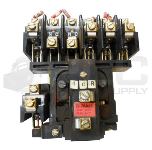 ALLEN BRADLEY 700-BR600A1 /A CONTROL RELAY W/ 76A86 COIL W/ 700N1 CONTACT BLOCK - Image 2