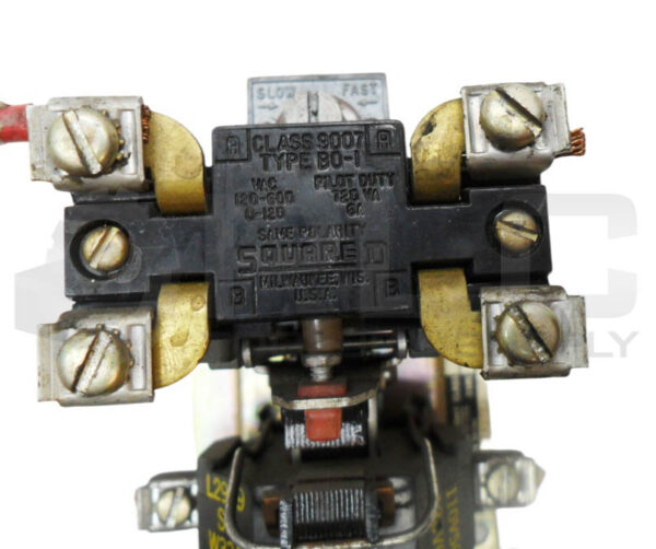SQUARE D 9050 A0-1E /C PNEUMATIC TIMING RELAY W/ L2959 S1 W33A COIL W/ 9007 B0-1 - Image 6