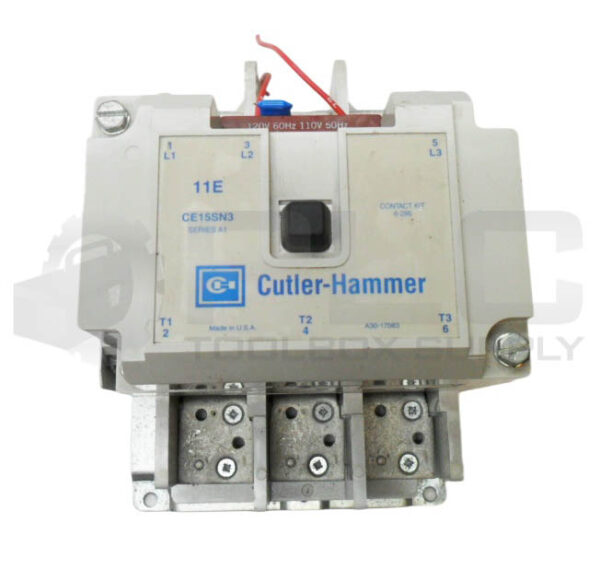 CUTLER HAMMER CE15SN3 /A1 CONTACTOR W/ C320KGS42 AUXILIARY CONTACT W/ 1891-1 - Image 2