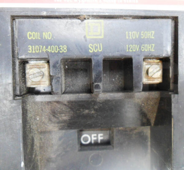 SQUARE D 8903 S002 /A LIGHTING CONTACTOR 100A 600VAC 250VDC W/ 31074-400-38 COIL - Image 5