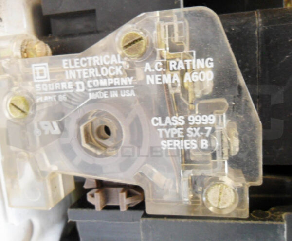 SQUARE D 8536 SE01 /A STARTER W/ 31074-400-38 W/ 9999 SX-7 /B W/ 9999 SX-6 /B - Image 6