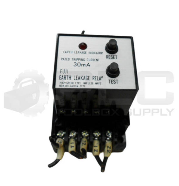 FUJI ELECTRIC EL 60 P0 EARTH LEAKAGE PROTECTIVE RELAY 480VAC 60HZ 3A