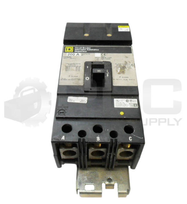 SQUARE D KA36200 /S2 CIRCUIT BREAKER 200A 600V