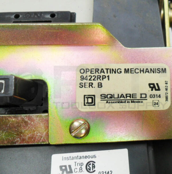 SQUARE D KHP3625032MMT1037 250VA 600V W/ 9422RP1 /B OPERATING MECHANISM - Image 6