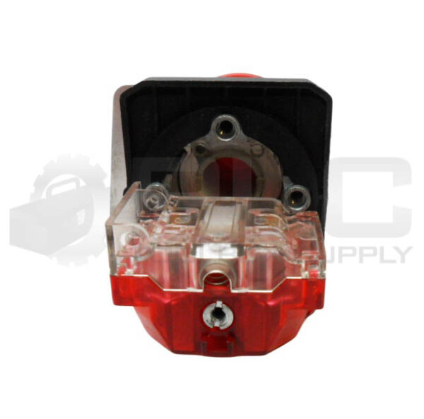 RADWELL RAD00526 PUSH BUTTON RED MUSHROOM W/ RAD00724 CONTACT BLOCK - Image 2