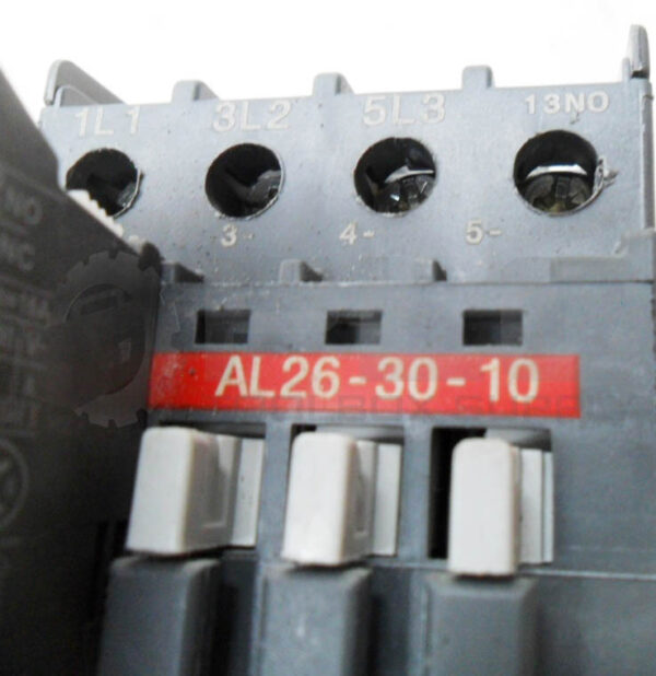 ABB AL26-30-10 CONTACTOR W/ CA5-01 AUXILIARY CONTACT W/ (2) CA5-10 W/ R81 COIL - Image 6