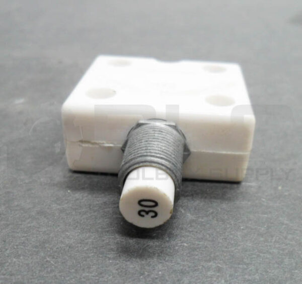 NEW MECHANICAL PRODUCTS INC 1600-082-300 PUSH TO RESET CIRCUIT BREAKER 30A - Image 2