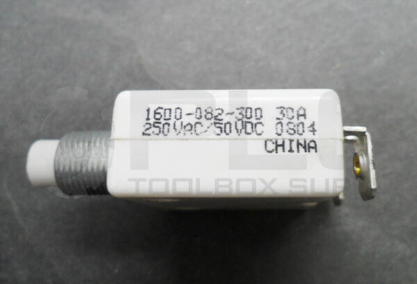 NEW MECHANICAL PRODUCTS INC 1600-082-300 PUSH TO RESET CIRCUIT BREAKER 30A - Image 4