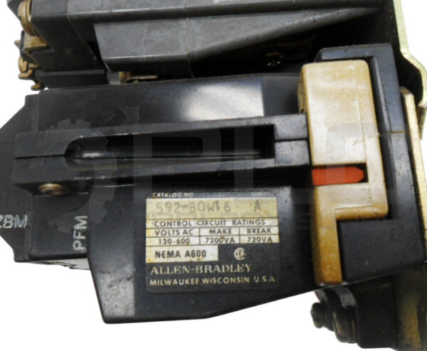 ALLEN BRADLEY 509-BOD /A CONTACTOR W/ CB236 W/ 592-BOW16 /A W/ (2) 595-A /B - Image 6