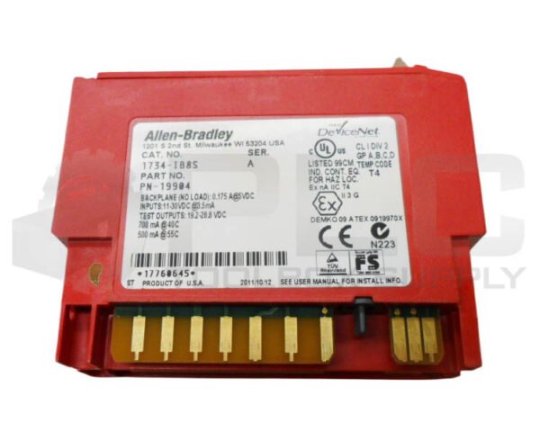 ALLEN BRADLEY 1734-IB8S /A SAFETY SINK INPUT 11-30VDC - Image 3