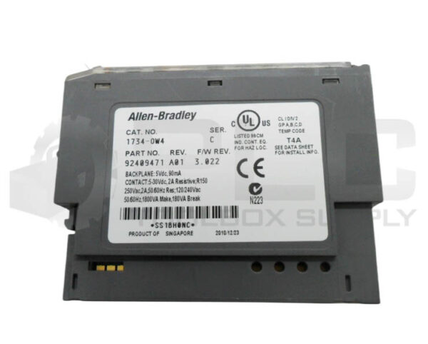 ALLEN BRADLEY 1734-0W4 /C INPUT MODULE 5-30VDC 1734-OW4 - Image 3