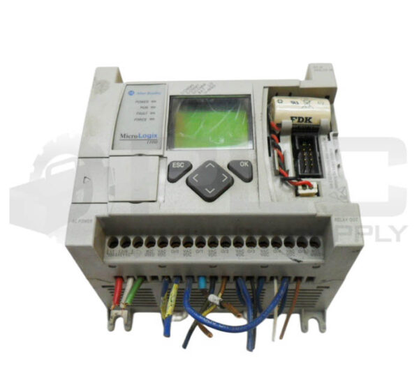 ALLEN BRADLEY 1763-L16BWA /B MICROLOGIX 1100 16 PT CONTROLLER 24VDC *READ*