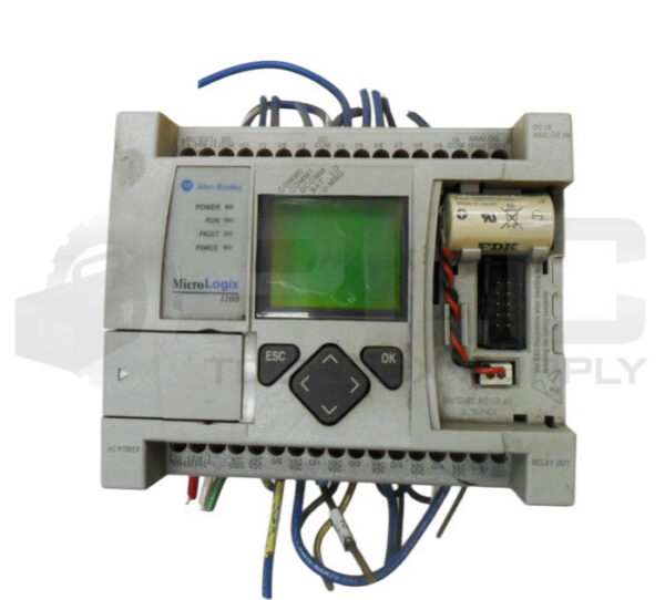 ALLEN BRADLEY 1763-L16BWA /B MICROLOGIX 1100 16 PT CONTROLLER 24VDC *READ* - Image 2