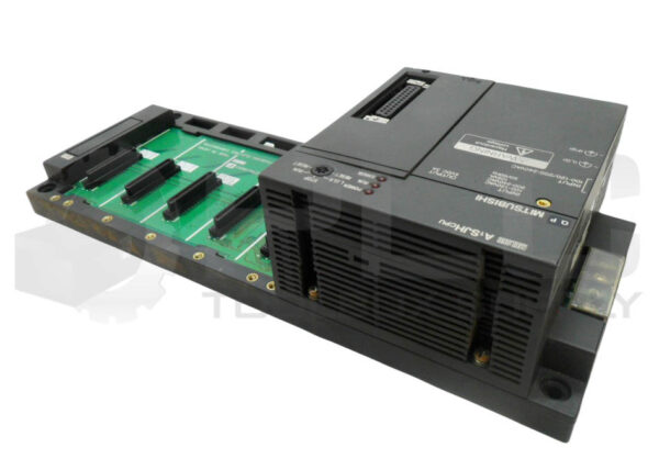 MITSUBISHI A1SJHCPU CPU UNIT 240VAC 50/60HZ 5VDC 3A W/ A1SJHCPU-A 5 SLOT RACK - Image 3