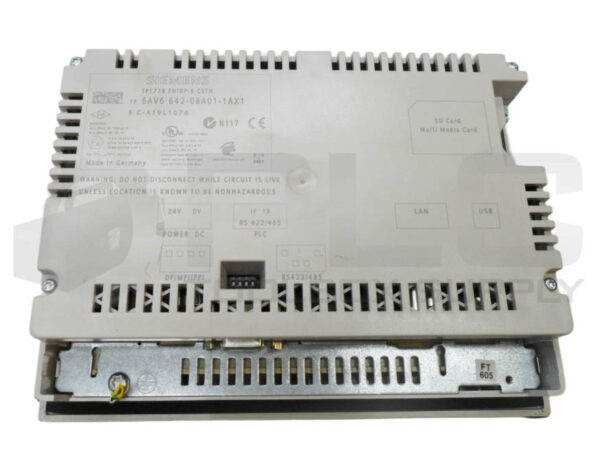 SIEMENS 6AV6 642-0BA01-1AX1 TOUCH PANEL 24VDC 6" - Image 3