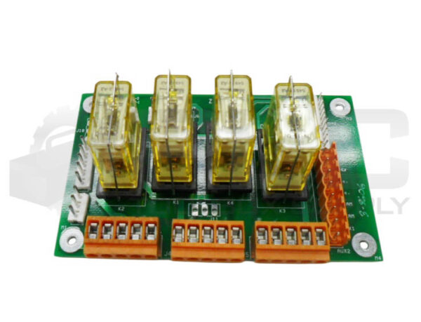 E1020A02 CIRCUIT BOARD W/ (4) RH1B-U RELAY 24VDC